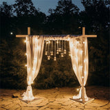 Darrahopens Occasions > Wedding Accessories > Other Wedding Decorations Heavy Duty Square Wedding Arch Wooden Backdrop Stand Balloon Floral Arch Frame