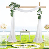 Darrahopens Occasions > Wedding Accessories > Other Wedding Decorations Heavy Duty Square Wedding Arch Wooden Backdrop Stand Balloon Floral Arch Frame