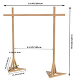 Darrahopens Occasions > Wedding Accessories > Other Wedding Decorations Heavy Duty Square Wedding Arch Wooden Backdrop Stand Balloon Floral Arch Frame