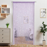 Darrahopens Occasions > Wedding Accessories > Other Wedding Decorations Purple 2 Pack Sparkle String Door Curtains 100x200cm Glitter Sequin Tassel Room Divider for Australian Home Decor and Parties