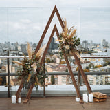 Darrahopens Occasions > Wedding Accessories > Other Wedding Decorations Set of 2 Nesting Wood Wedding Arch Huge Decorative Garden Wedding Backdrop Stand