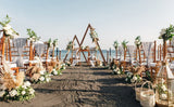 Darrahopens Occasions > Wedding Accessories > Other Wedding Decorations Set of 2 Nesting Wood Wedding Arch Huge Decorative Garden Wedding Backdrop Stand