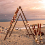 Darrahopens Occasions > Wedding Accessories > Other Wedding Decorations Set of 2 Nesting Wood Wedding Arch Huge Decorative Garden Wedding Backdrop Stand