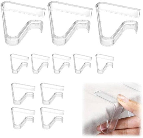 Darrahopens Occasions > Wedding Accessories > Other Wedding Decorations Tablecloth Clips - Pack of 12 - Transparent Tablecloth Clips - Windproof Tablecloth Clips - Suitable for Weddings