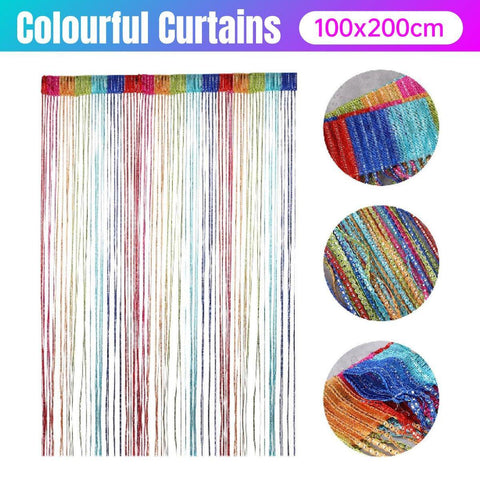 Darrahopens Occasions > Wedding Accessories > Other Wedding Decorations Tassel Decoration Fly Screen Panel Room Door Curtain Divider Window Bead String