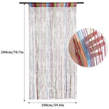 Darrahopens Occasions > Wedding Accessories > Other Wedding Decorations Tassel Decoration Fly Screen Panel Room Door Curtain Divider Window Bead String
