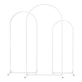 Darrahopens Occasions > Wedding Accessories > Other Wedding Decorations Wedding Arch Backdrop Stand Set of 3 Metal Wedding Arched Frame White, Easy to Assemble, Stable Balloon Arch Standfor Wedding, Baby Shower, Party Decoration
