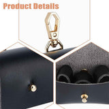 Darrahopens Occasions > Wedding Accessories > Wedding Favours 2 pack Black Dog Ring Bearer Pillow - Leather Wedding Ring Holder for Pet Collar - Engagement Proposal Gift（only boxs）
