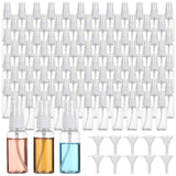 200PCS Travel Spray Bottle, 30ml/1oz Transparent Plastic Mini Spray Bottles for Perfume Cosmetic, Travel Size with 10 Funnels, Convenient Refillable, Leak-proof Design In Australia - Darrahopens