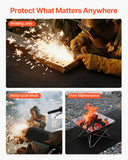 Darrahopens Occasions > Wedding Accessories > Wedding Favours VEVOR Carbon Felt Welding Blanket, 1016mm x 1016mm Flame Retardant Welding Blanket, Up to 1800°F Heat Resistant Safety Protection Blanket, 3.5mm Thickened Carbon Fiber Fireproof Insulation Mat Pad