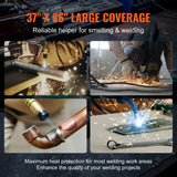 Darrahopens Occasions > Wedding Accessories > Wedding Favours VEVOR Carbon Felt Welding Blanket 4 Pack, 37" x 36" Flame Retardant Welding Blanket, Up To 1800°F Heat Resistant Blanket Set, Cuttable Carbon Fiber Fire Retardant Insulation Welding Mat Pad