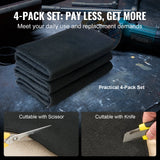 Darrahopens Occasions > Wedding Accessories > Wedding Favours VEVOR Carbon Felt Welding Blanket 4 Pack, 37" x 36" Flame Retardant Welding Blanket, Up To 1800°F Heat Resistant Blanket Set, Cuttable Carbon Fiber Fire Retardant Insulation Welding Mat Pad