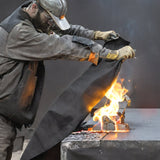 Darrahopens Occasions > Wedding Accessories > Wedding Favours VEVOR Carbon Felt Welding Blanket 4 Pack, 37" x 36" Flame Retardant Welding Blanket, Up To 1800°F Heat Resistant Blanket Set, Cuttable Carbon Fiber Fire Retardant Insulation Welding Mat Pad
