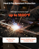 Darrahopens Occasions > Wedding Accessories > Wedding Favours VEVOR Carbon Felt Welding Blankets, 2-Pack 508mm x 914mm Flame Retardant Welding Blanket, Up to 1800°F Heat Resistant Safety Protection Blanket, 3.5mm Thickened Carbon Fiber Fireproof Insulation Mat
