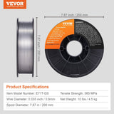 Darrahopens Occasions > Wedding Accessories > Wedding Favours VEVOR Flux Core MIG Welding Wire E71T-GS 0.035" 10LB Gasless Mild Steel MIG Wire
