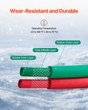 Darrahopens Occasions > Wedding Accessories > Wedding Favours VEVOR Oxygen Acetylene Hose, 1/4-Inch x 25FT Oxy Acetylene Hose with 9/16"-18 B Fitting, 300PSI T Grade Welding Cutting Torch Twin Hose, Compatible with Oxygen, Acetylene, Propane and Other Fuel Gases