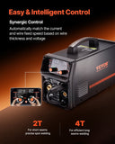 Darrahopens Occasions > Wedding Accessories > Wedding Favours VEVOR Pro MIG Welder, 200Amp Pluse Mig Welding Machine, 5-in-1 Synergic Welder Machine MIG Pluse/Gas MIG/Flux Core MIG/Stick/Lift TIG with IGBT Inverter Technology and LCD Screen Display