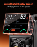 Darrahopens Occasions > Wedding Accessories > Wedding Favours VEVOR Pro MIG Welder, 250Amp Pluse Mig Welding Machine, 5-in-1 Synergic Welder Machine MIG Pluse/Gas MIG/Flux Core MIG/Stick/Lift TIG with IGBT Inverter Technology and LCD Screen Display