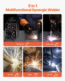 Darrahopens Occasions > Wedding Accessories > Wedding Favours VEVOR Pro MIG Welder, 250Amp Pluse Mig Welding Machine, 5-in-1 Synergic Welder Machine MIG Pluse/Gas MIG/Flux Core MIG/Stick/Lift TIG with IGBT Inverter Technology and LCD Screen Display