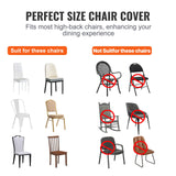 Darrahopens Occasions > Wedding Accessories > Wedding Favours VEVOR Stretch Spandex Folding Chair Covers, Universal Fitted Chair Cover, Removable Washable Protective Slipcovers, for Wedding, Holiday, Banquet, Party, Celebration, Dining (30PCS Black)