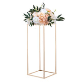 Darrahopens Occasions > Wedding Accessories > Wedding Favours VEVOR Wedding Flower Stand, 10PCS 60cm Column Flower Stand, Floral Stands with Acrylic Laminate, Gold Rectangular Floral Display Rack for Wedding, Party, Birthday, Home,  Gold Centerpiece Stands