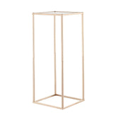Darrahopens Occasions > Wedding Accessories > Wedding Favours VEVOR Wedding Flower Stand, 10PCS 60cm Column Flower Stand, Floral Stands with Acrylic Laminate, Gold Rectangular Floral Display Rack for Wedding, Party, Birthday, Home,  Gold Centerpiece Stands