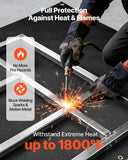 Darrahopens Occasions > Wedding Accessories > Wedding Favours VEVOR Welding Blanket, 1219mm x 1829mm Silicone Coated Fiberglass Welding Blanket, 1800°F Heat Resistant Safety Protection Blankets, Flame Retardant Fireproof Insulation Mat with Metal Grommets