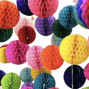 Darrahopens Occasions > Wrapping Paper & Gift Bags 12x HONEYCOMB BALL Tissue Paper Ball Lantern Decor Wedding Party Birthday Bulk