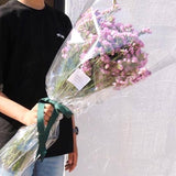 Darrahopens Occasions > Wrapping Paper & Gift Bags 3Sizes Clear Cellophane Wrap Roll Gift Flower Bouquet Baskets Wrapping Paper