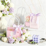 Darrahopens Occasions > Wrapping Paper & Gift Bags > Gift Bags 10-Pack Clear Gift Bags - with Handles - Mini Party Gift Bags - Clear Gift Bags, 5.9 x 6.29 Inches - Candy Bags - Gift Bags