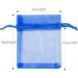 Darrahopens Occasions > Wrapping Paper & Gift Bags > Gift Bags 100 pcs Organza Bags 7X9Cm, Small Organza Pouches Jewelry Bags With Drawstring, For Wedding Party Favors Christmas
