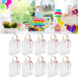 Darrahopens Occasions > Wrapping Paper & Gift Bags > Gift Bags 10Pcs Innovative Wedding Candy Box PVC Transparent Handbag for Birthday Party Christmas In Australia - Darrahopens