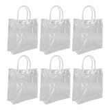 Darrahopens Occasions > Wrapping Paper & Gift Bags > Gift Bags 20pcs Transparent Gift Bags Large Capacity Simple Multifunctional 20cmx20cmx8cm PVC Goodie Wrap Bags for Flower Candy In Australia - Darrahopens