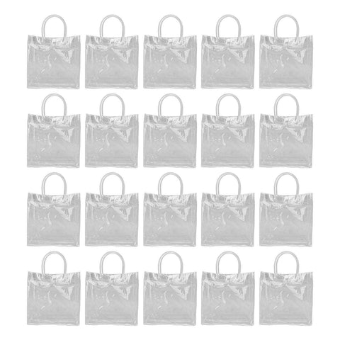Darrahopens Occasions > Wrapping Paper & Gift Bags > Gift Bags 20pcs Transparent Gift Bags Large Capacity Simple Multifunctional 20cmx20cmx8cm PVC Goodie Wrap Bags for Flower Candy In Australia - Darrahopens