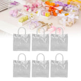 Darrahopens Occasions > Wrapping Paper & Gift Bags > Gift Bags 20pcs Transparent Gift Bags Large Capacity Simple Multifunctional 20cmx20cmx8cm PVC Goodie Wrap Bags for Flower Candy In Australia - Darrahopens