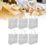 Darrahopens Occasions > Wrapping Paper & Gift Bags > Gift Bags 20pcs Transparent Gift Bags Large Capacity Simple Multifunctional 20cmx20cmx8cm PVC Goodie Wrap Bags for Flower Candy In Australia - Darrahopens
