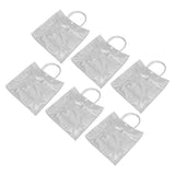 Darrahopens Occasions > Wrapping Paper & Gift Bags > Gift Bags 20pcs Transparent Gift Bags Large Capacity Simple Multifunctional 20cmx20cmx8cm PVC Goodie Wrap Bags for Flower Candy In Australia - Darrahopens