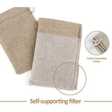 Darrahopens Occasions > Wrapping Paper & Gift Bags > Gift Bags 30pcs Drawstring Linen Bags, Linen Packaging Bags, Yellow Jute Gift Bags Jewelry Bags 10*15CM-tfrf
