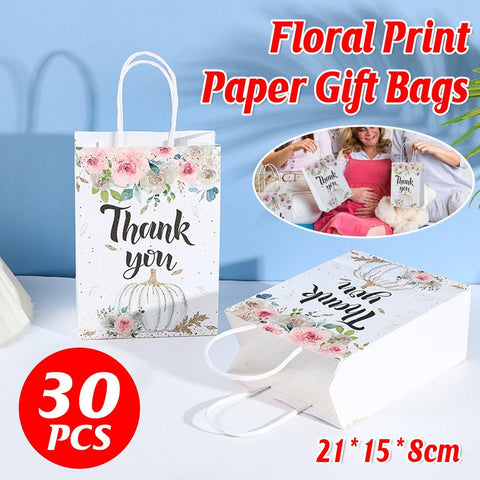 Darrahopens Occasions > Wrapping Paper & Gift Bags > Gift Bags 30pcs Printed Gift Bags Holiday Packaging Tote Gift Bags for Christmas Party