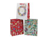 Darrahopens Occasions > Wrapping Paper & Gift Bags > Gift Bags Bulk 48 Bauble & Bright Xmas Bag Foiled Med 23x18x10cm 4 Asst In Australia - Darrahopens