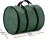 Darrahopens Occasions > Wrapping Paper & Gift Bags > Gift Bags Christmas Light storage Bag | Holiday Light Storage Organizer  Extension Cords Constructed of Durable 600D Oxford Material with Clear PVC Window (Green)