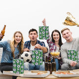 Darrahopens Occasions > Wrapping Paper & Gift Bags > Gift Bags Football Party Paper Bags - Pack of 12 - Football Goodie Bags with Handles - Football Gift Bags for Football Themed Party Supplies (Green - 21*15*8cm)