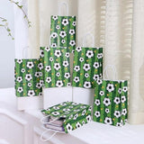 Darrahopens Occasions > Wrapping Paper & Gift Bags > Gift Bags Football Party Paper Bags - Pack of 12 - Football Goodie Bags with Handles - Football Gift Bags for Football Themed Party Supplies (Green - 21*15*8cm)