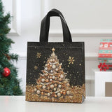 Darrahopens Occasions > Wrapping Paper & Gift Bags > Gift Bags Gift Bags - Packaging Bags - Christmas Gift Bags - Foldable Laminated Waterproof Bags - Black - Candy Packaging Bags - Christmas Gift Bags - 23*22*11cm