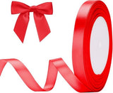 Darrahopens Occasions > Wrapping Paper & Gift Bags > Gift Bags Gift Wrap - 22m Long Red Satin Ribbon - 10mm Wide - Suitable for Gift Wrapping, Valentine's Day Decorations, Heavy Fabrics - Handmade and Wedding Decorations