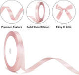 Darrahopens Occasions > Wrapping Paper & Gift Bags > Gift Bags Gift Wrap - 22m Pink Satin Ribbon - 10mm Wide - Suitable for gift wrapping, Valentine's Day decorations, thick fabrics - handmade and wedding decorations