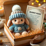 Darrahopens Occasions > Wrapping Paper & Gift Bags > Gift Bags Hug Bunny Easter Gift Box – Blue