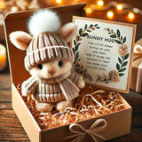 Darrahopens Occasions > Wrapping Paper & Gift Bags > Gift Bags Hug Bunny Easter Gift Box – Grey