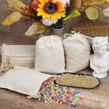 Darrahopens Occasions > Wrapping Paper & Gift Bags > Gift Bags Storage Bags - Fabric Bags 20 x 15 cm - Pack of 15 Cotton Bags - Linen Drawstring Bags - Small Reusable Gift Bags - Cotton Bags - Canvas Bags - DIY - Coffee