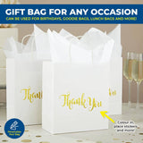 Darrahopens Occasions > Wrapping Paper & Gift Bags Party Central 108PCE Gift/Craft Paper Bags White Reusable 15 x 21cm